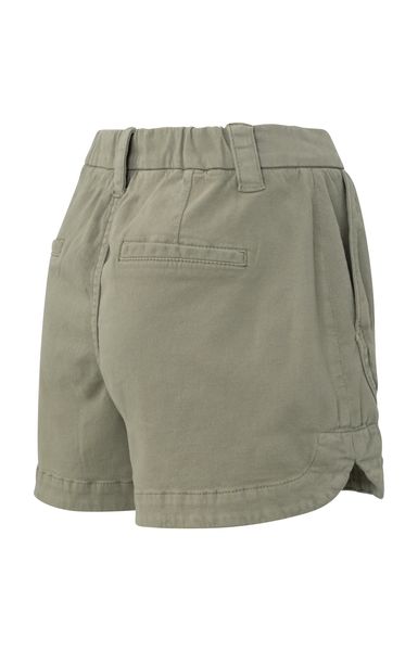 Yaya Woven cargo shorts with high waist - green (99314)