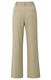 Yaya Woven wide leg trousers with side pocket - beige (99315)