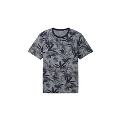 Tom Tailor allover printed t-shirt - blue (35591)