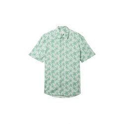 Tom Tailor Denim Relaxed printed shirt - green (35588)