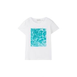 Tom Tailor Denim T-shirt with a print and organic cotton - white (20000)