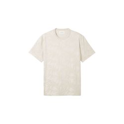 Tom Tailor T-shirt jacquard - brun/beige (35623)