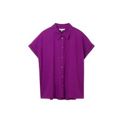 Tom Tailor shortsleeve blouse with linen -  (35274)