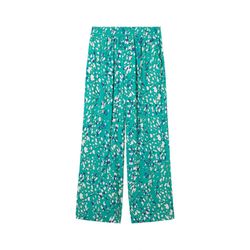 Tom Tailor Denim Flowing culottes with print - green (35333)