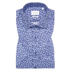 Eterna Short-sleeved twill shirt - blue (19)