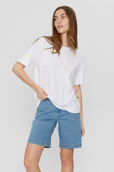 Nümph T-shirt - Nuarias - blanc (9000)