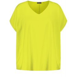 Samoon Finely shimmering blouse shirt - green/yellow (05600)