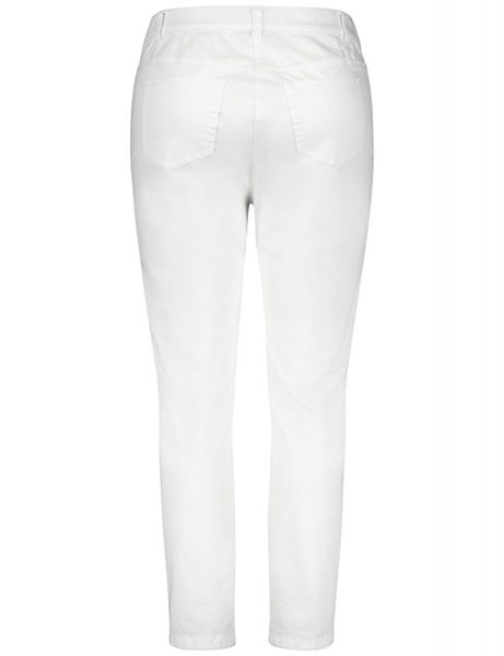 Samoon Elastische 7/8 Jeans Betty - beige/weiß (09600)