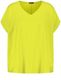 Samoon Fein schimmerndes Blusenshirt - grün/gelb (05600)