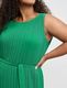 Samoon Dress in pleated look - green (05090)