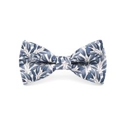 Mr. Célestin Bow tie - Soria - white/blue (Denim Ambiance)