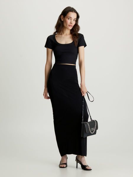 Calvin Klein Double gusett bag - black (0GK)