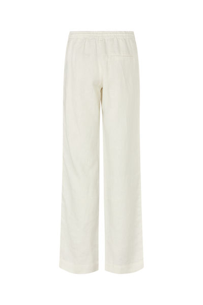 Samsøe & Samsøe Linen pants - Hoys String - white (PRISTINE)