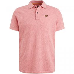 PME Legend Polo shirt in slub jersey - pink (Pink)