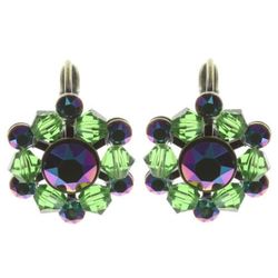 Konplott Earrings - Dutchess - purple/green (0040)