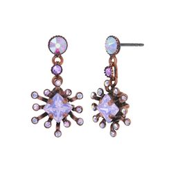 Konplott Earrings - Petit Four Carre - violet/pink (0040)