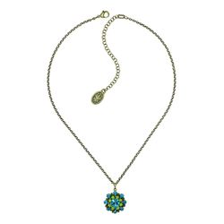 Konplott Necklace - Dutchess - green/blue (0040)