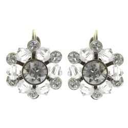 Konplott Earrings - Dutchess - white/gray (0040)
