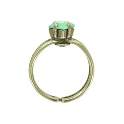 Konplott Ring - Petit Four Carre - grün (0040)