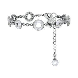Konplott Bracelet - Sporty Glimpse - silver/white (0040)