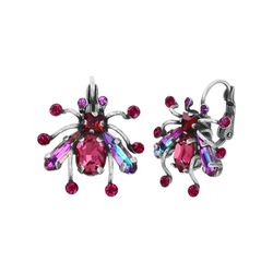 Konplott Boucles d'oreilles - Clubbing Bugs - rouge/violet (0040)