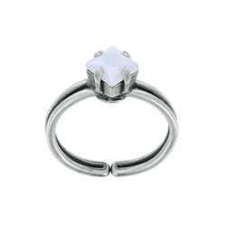 Konplott Ring - Petit Four Carre - white (0040)