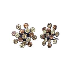 Konplott Stud earrings - Magic Fireball Mini - brown (0040)