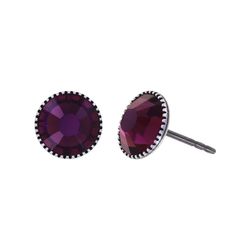 Konplott Boucles d'oreilles - Black Jack - violet (0040)