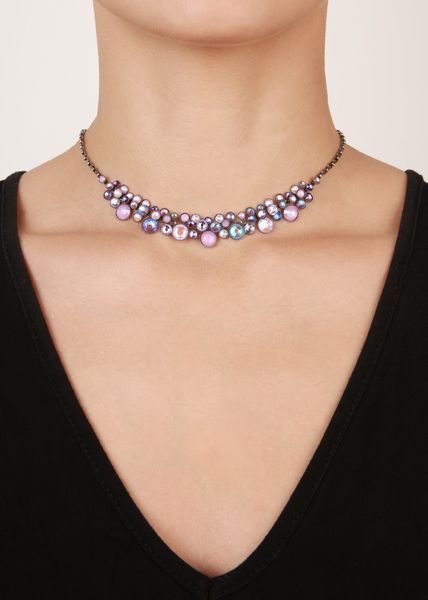 Konplott Necklace - Water Cascade - violet/pink/purple (0040)