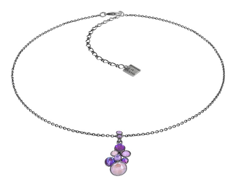 Konplott Necklace - Water Cascade - pink/purple (0040)
