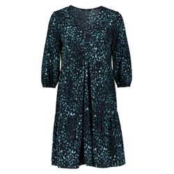 Zero Mini-robe à imprimé léopard - noir/vert (5890)