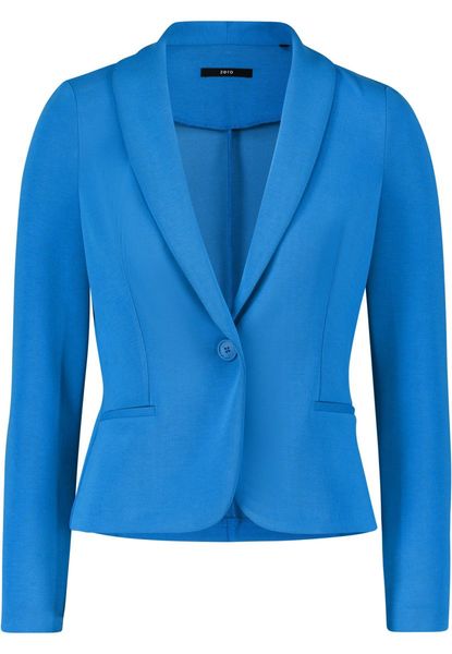 Zero Jersey blazer with button - blue (8108)