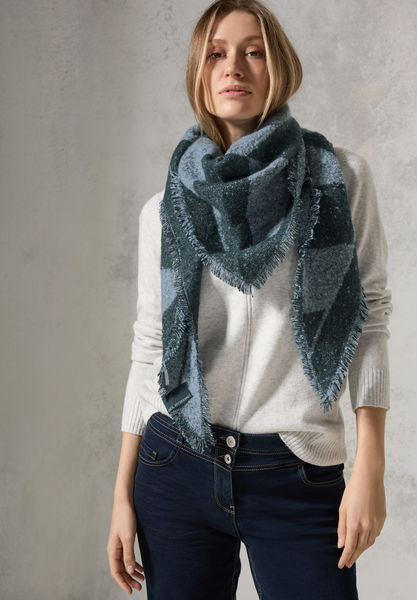 Cecil Damen Strickschal Im Rippstrick-Design | Kuscheliger Schal 180cm In Unifarbe