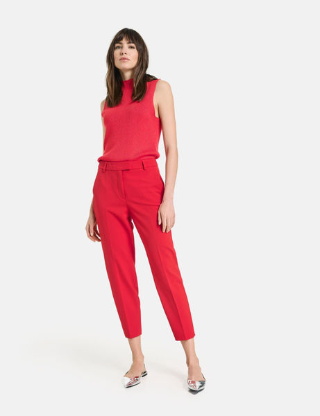Taifun Elegante Hose Slim Fit - rot (06520)