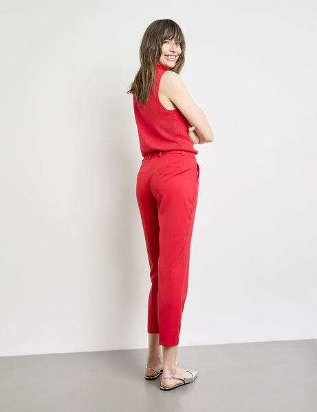 Taifun Elegante Hose Slim Fit - rot (06520)