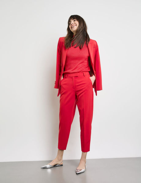 Taifun Elegante Hose Slim Fit - rot (06520)
