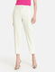 Taifun Elegante Hose Slim Fit - beige/weiß (09600)