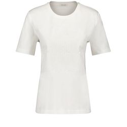 Gerry Weber Collection T-Shirt mit halbem Arm und Paillettendekor - beige/weiß (99700)