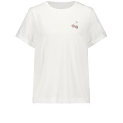 Gerry Weber Collection T-shirt with gemstones - beige/white (09119)