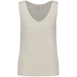 Gerry Weber Collection High-quality ribbed knit top - beige/white (99700)