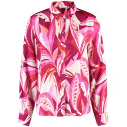Gerry Weber Collection Satinierte Bluse mit floralem Dessin - pink/rot (06002)