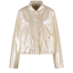 Gerry Weber Collection Shiny blazer jacket - beige/white (90118)