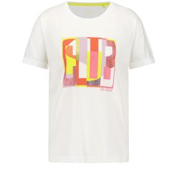Gerry Weber Collection T-shirt with front print - beige/white (09116)