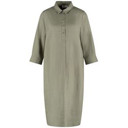 Gerry Weber Collection Blusenkleid aus reinem Leinen mit 3/4 Arm - grün (50955)