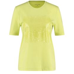 Gerry Weber Collection T-Shirt mit halbem Arm und Paillettendekor - grün (50128)