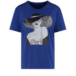 Gerry Weber Collection T-Shirt aus Baumwolle  - blau (08099)