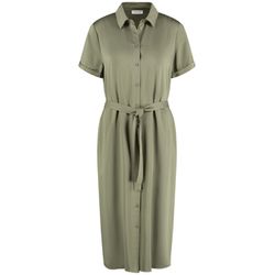 Gerry Weber Collection Fließendes Blusenkleid mit Taillenband - grün (50955)