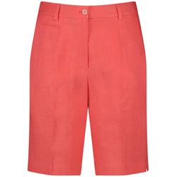 Gerry Weber Collection Bermuda shorts made of pure linen - pink/orange (30371)