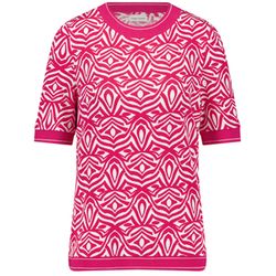Gerry Weber Collection Patterned short-sleeved T-shirt - violet/pink (03026)