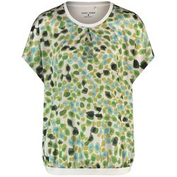 Gerry Weber Collection T-Shirt mit Allover-Print  - beige/weiß (09037)